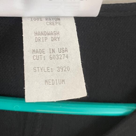 Vintage Zoe Maxi Dress NWT M Dark Fairy Gingham Rosette Detail Grunge Whimsigoth - Picture 6 of 10